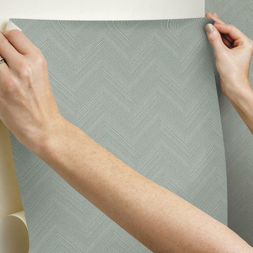 Herringbone Weave Peel and Stick Wallpaper Peel and Stick Wallpaper RoomMates   
