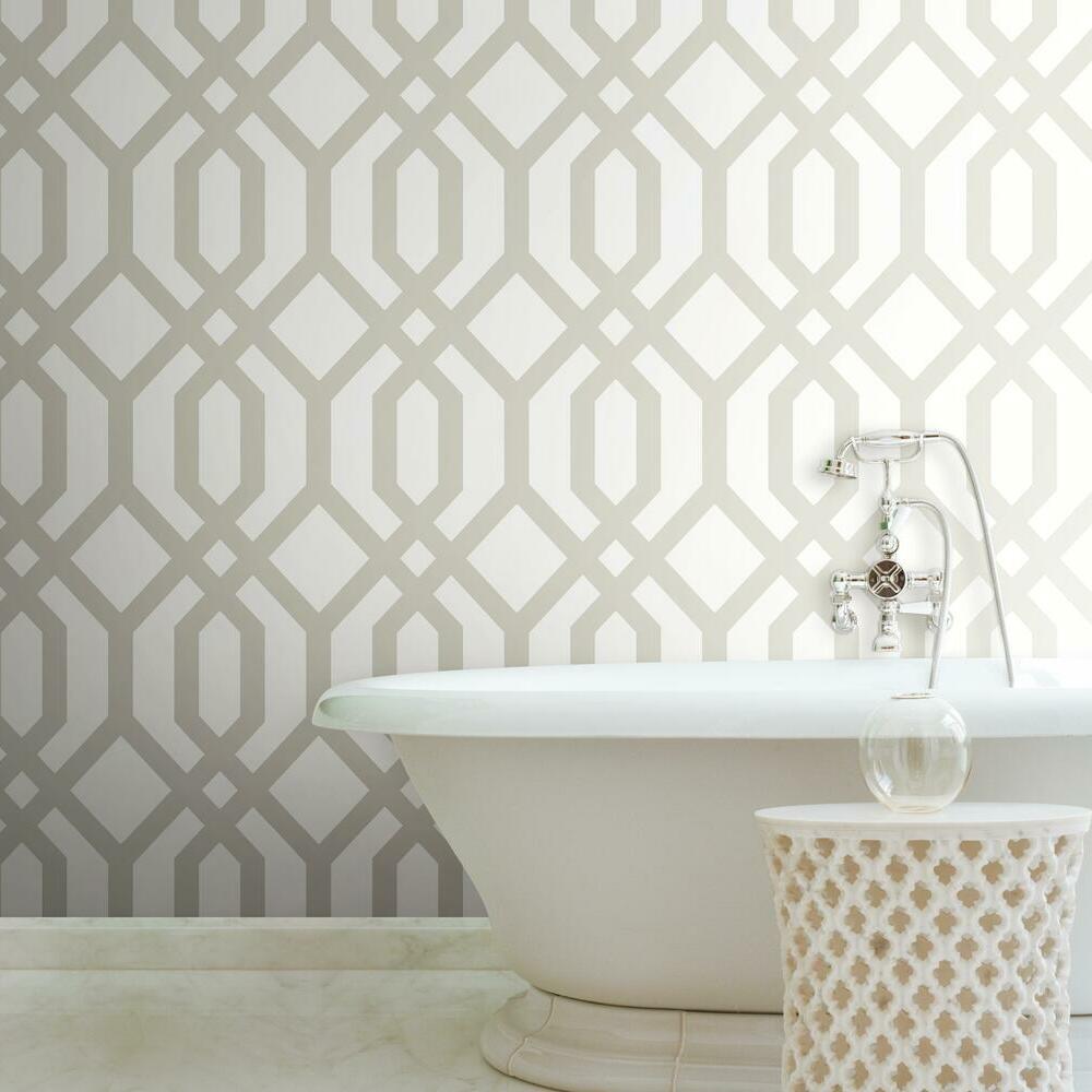 Gazebo Lattice Peel and Stick Wallpaper Peel and Stick Wallpaper RoomMates   