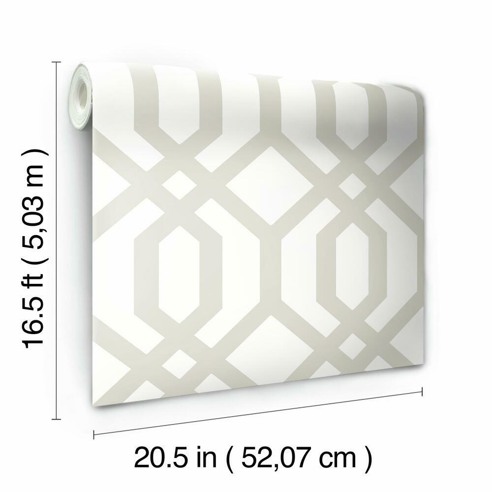 Gazebo Lattice Peel and Stick Wallpaper Peel and Stick Wallpaper RoomMates   