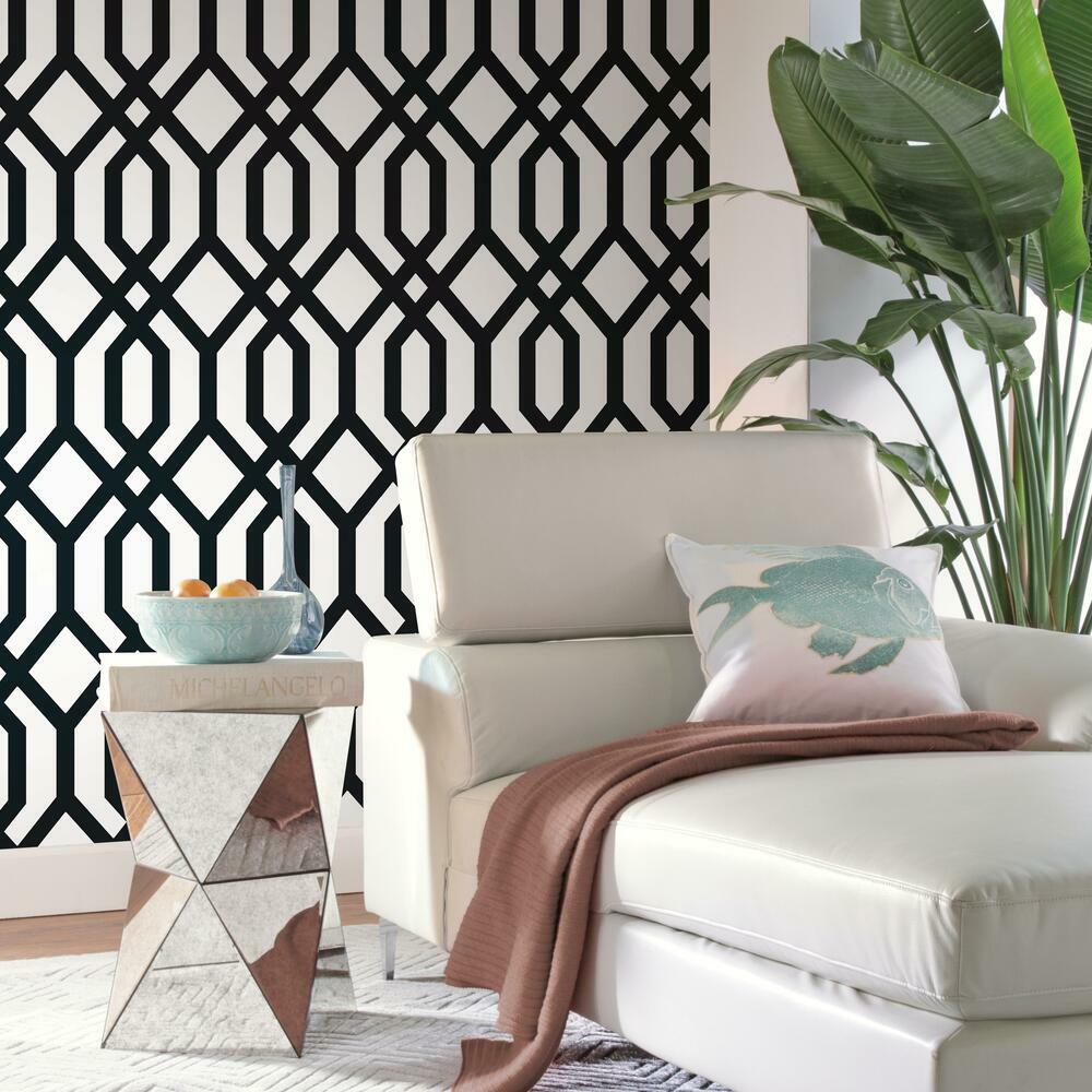 Gazebo Lattice Peel and Stick Wallpaper Peel and Stick Wallpaper RoomMates   
