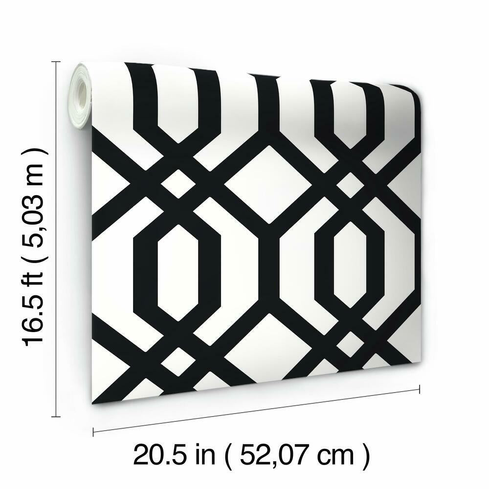 Gazebo Lattice Peel and Stick Wallpaper Peel and Stick Wallpaper RoomMates   