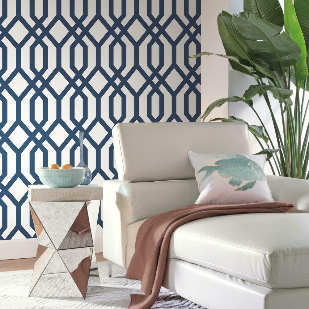 Gazebo Lattice Peel and Stick Wallpaper Peel and Stick Wallpaper RoomMates   