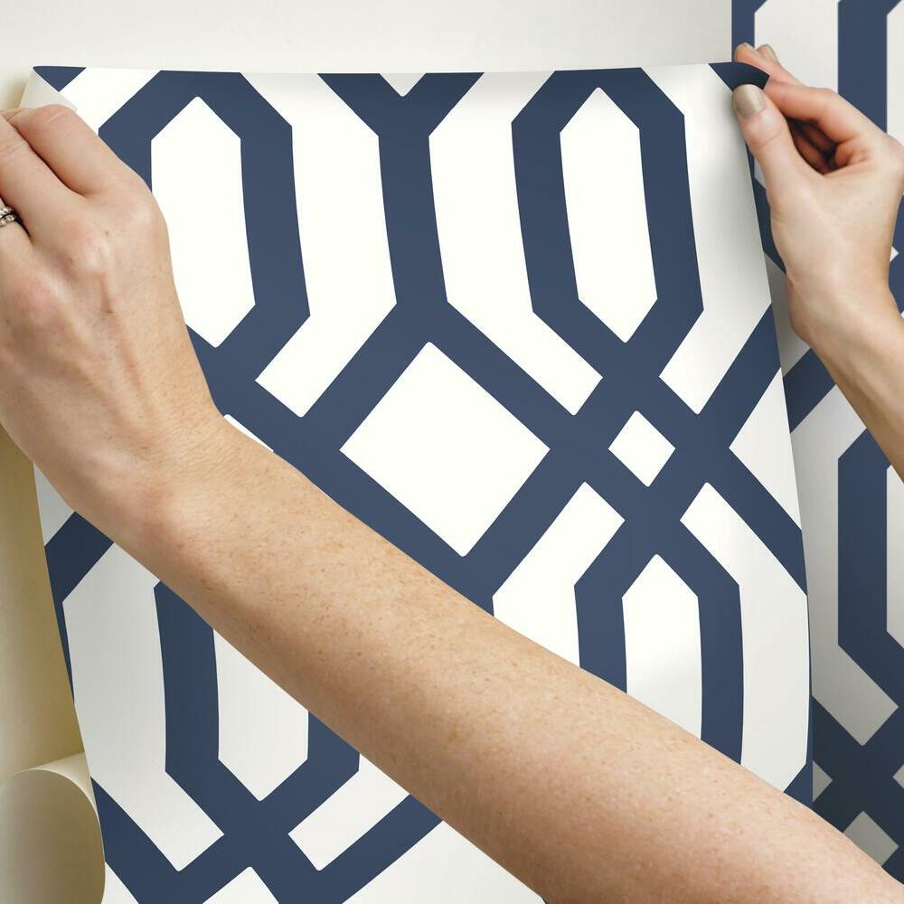Gazebo Lattice Peel and Stick Wallpaper Peel and Stick Wallpaper RoomMates   
