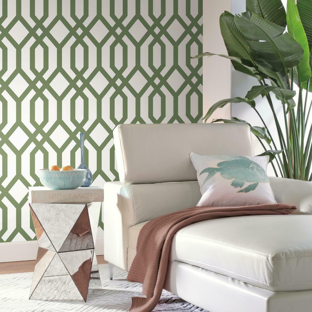 Gazebo Lattice Peel and Stick Wallpaper Peel and Stick Wallpaper RoomMates   