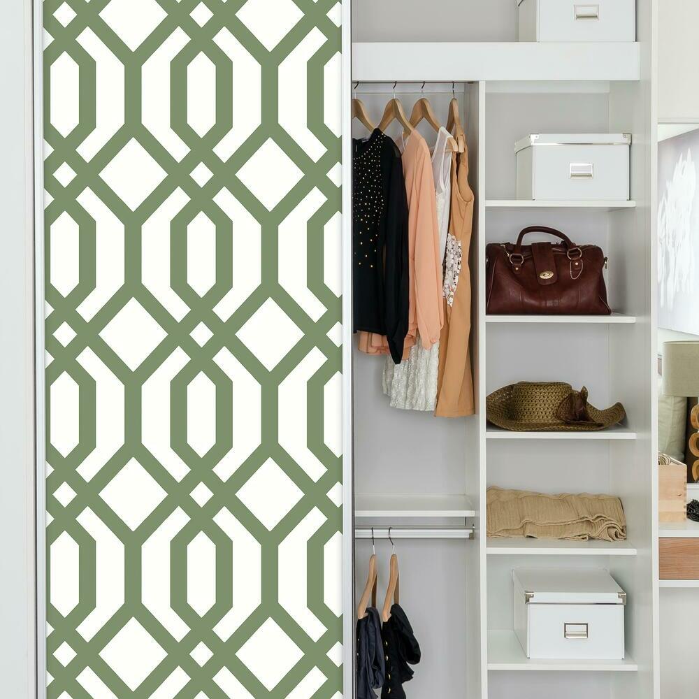 Gazebo Lattice Peel and Stick Wallpaper Peel and Stick Wallpaper RoomMates   