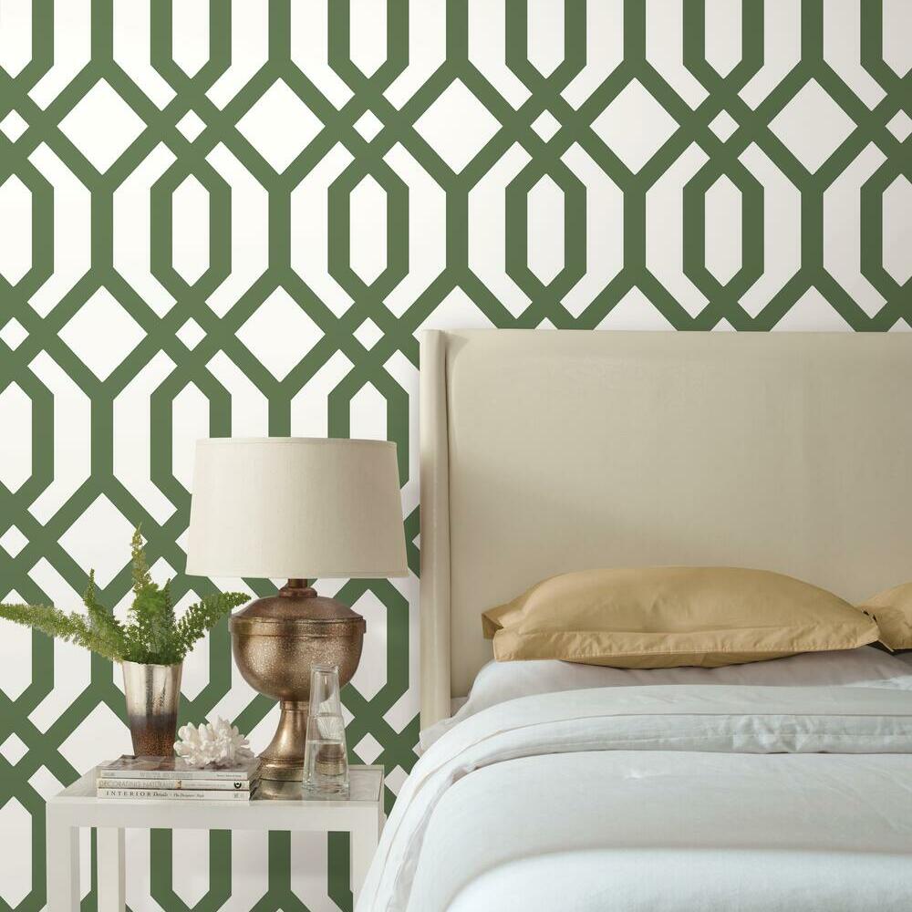 Gazebo Lattice Peel and Stick Wallpaper Peel and Stick Wallpaper RoomMates   