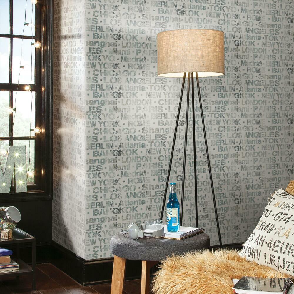 Cities of the World Peel and Stick Wallpaper Peel and Stick Wallpaper RoomMates   
