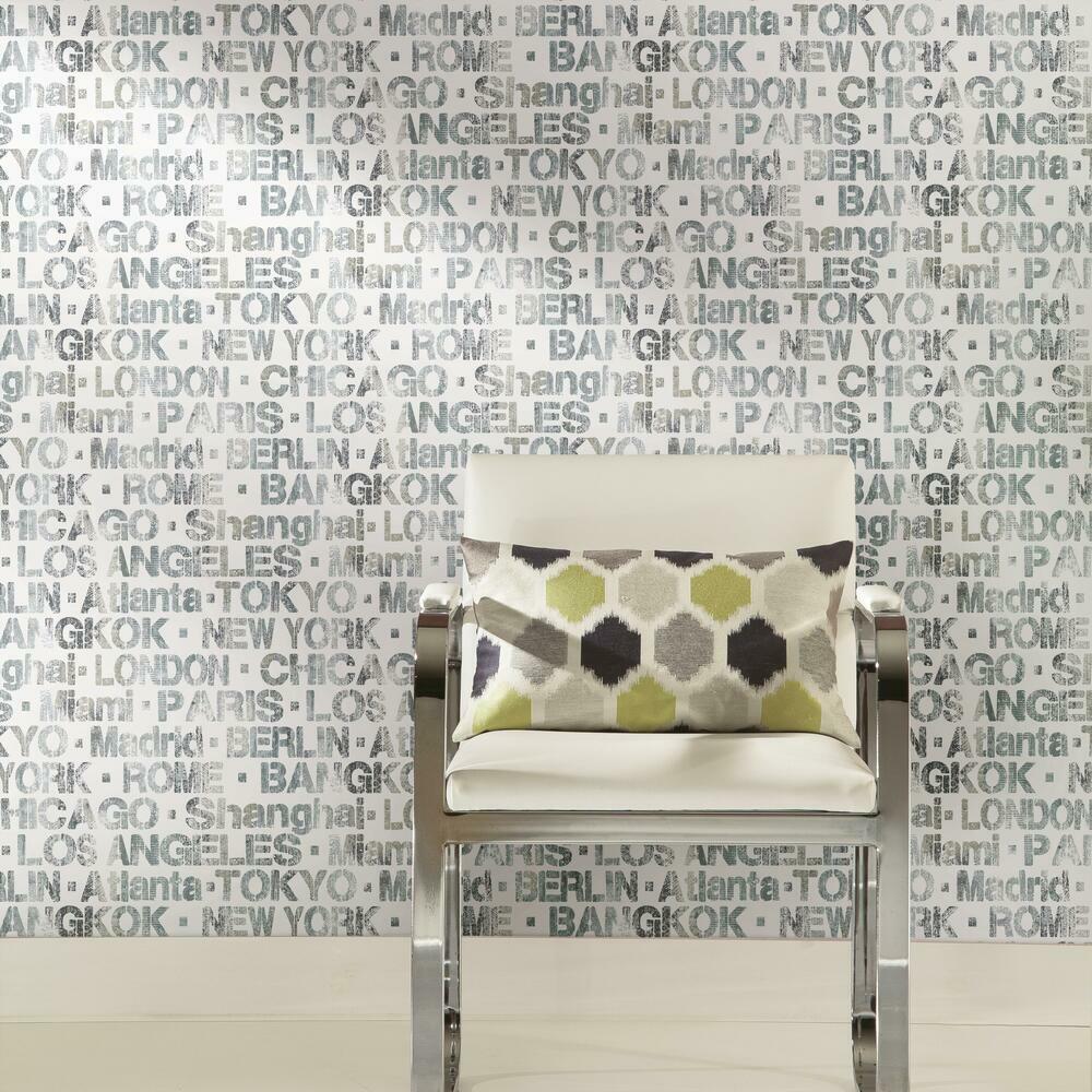 Cities of the World Peel and Stick Wallpaper Peel and Stick Wallpaper RoomMates   