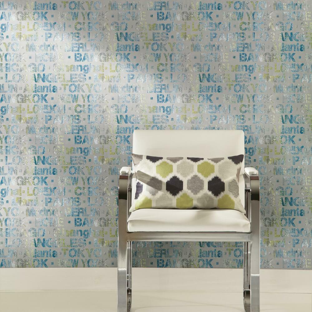 Cities of the World Peel and Stick Wallpaper Peel and Stick Wallpaper RoomMates   