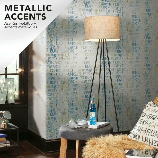 Cities of the World Peel and Stick Wallpaper Peel and Stick Wallpaper RoomMates   