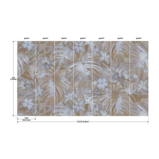 Moonlit Palms Peel & Stick Wall Mural Wall Murals RoomMates   