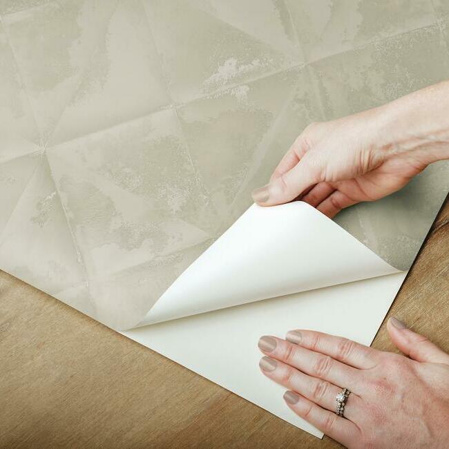 Reclaimed Tin Diamond Peel and Stick Wallpaper Peel and Stick Wallpaper RoomMates   