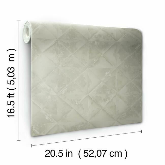 Reclaimed Tin Diamond Peel and Stick Wallpaper Peel and Stick Wallpaper RoomMates   