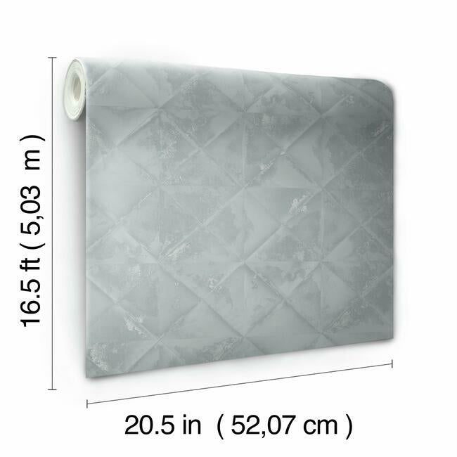 Reclaimed Tin Diamond Peel and Stick Wallpaper Peel and Stick Wallpaper RoomMates   