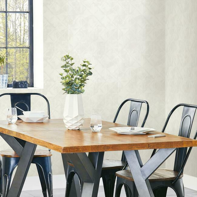 Reclaimed Tin Diamond Peel and Stick Wallpaper Peel and Stick Wallpaper RoomMates   