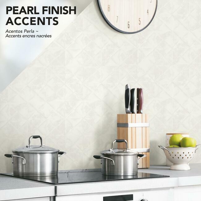 Reclaimed Tin Diamond Peel and Stick Wallpaper Peel and Stick Wallpaper RoomMates   