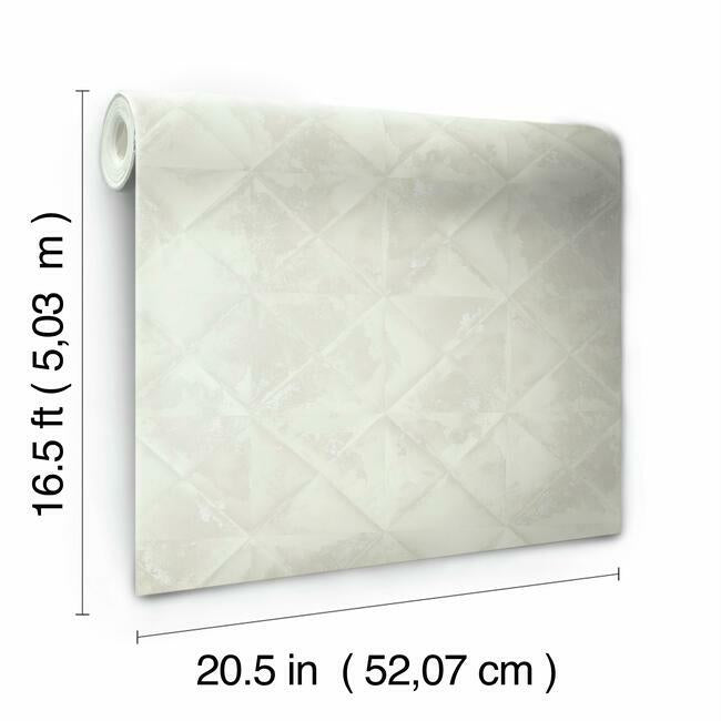 Reclaimed Tin Diamond Peel and Stick Wallpaper Peel and Stick Wallpaper RoomMates   
