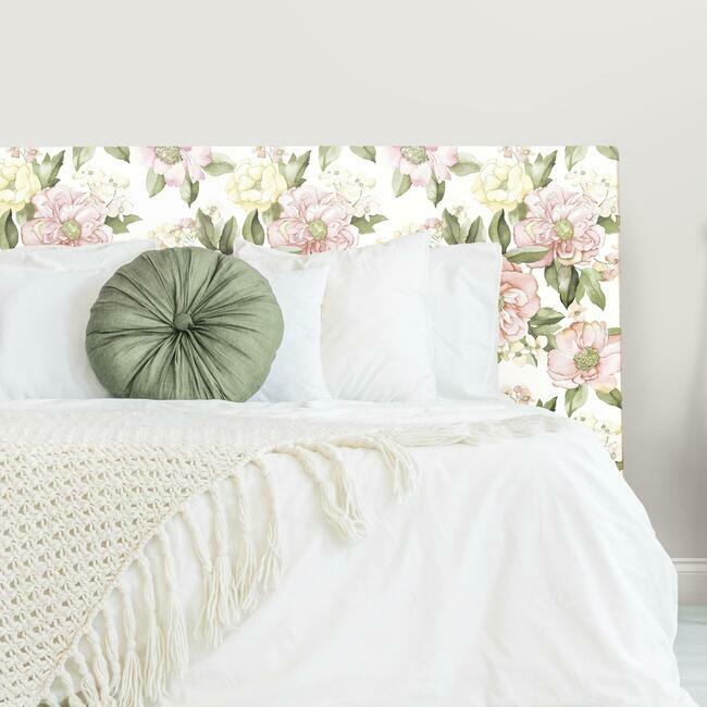 Watercolor Floral Bouquet Peel & Stick Wallpaper Peel and Stick Wallpaper RoomMates   