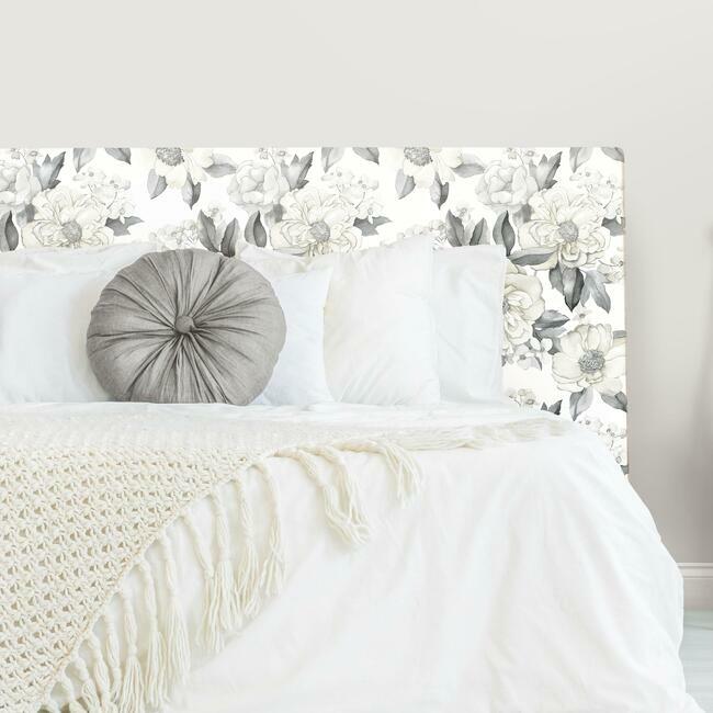 Watercolor Floral Bouquet Peel & Stick Wallpaper Peel and Stick Wallpaper RoomMates   