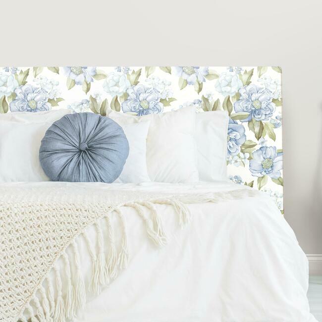 Watercolor Floral Bouquet Peel & Stick Wallpaper Peel and Stick Wallpaper RoomMates   