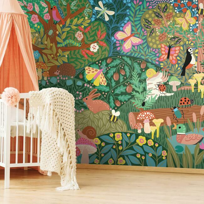 Woodland Wonderland Peel and Stick Wall Mural Wall Murals RoomMates   