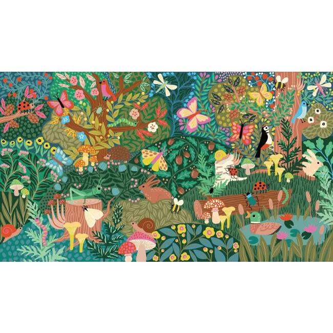 Woodland Wonderland Peel and Stick Wall Mural Wall Murals RoomMates Each Green 