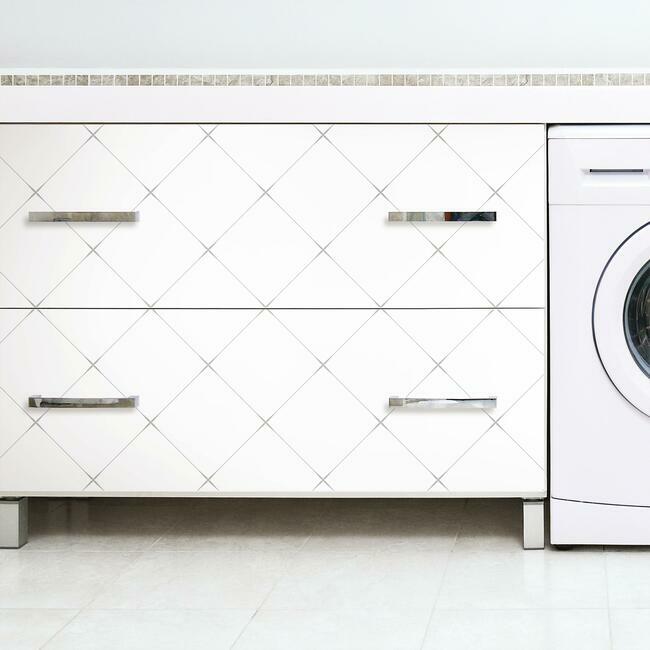 Diamond Tile Geo Peel & Stick Wallpaper Peel and Stick Wallpaper RoomMates   