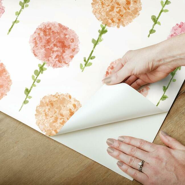 Mum Floral Peel & Stick Wallpaper Peel and Stick Wallpaper RoomMates   