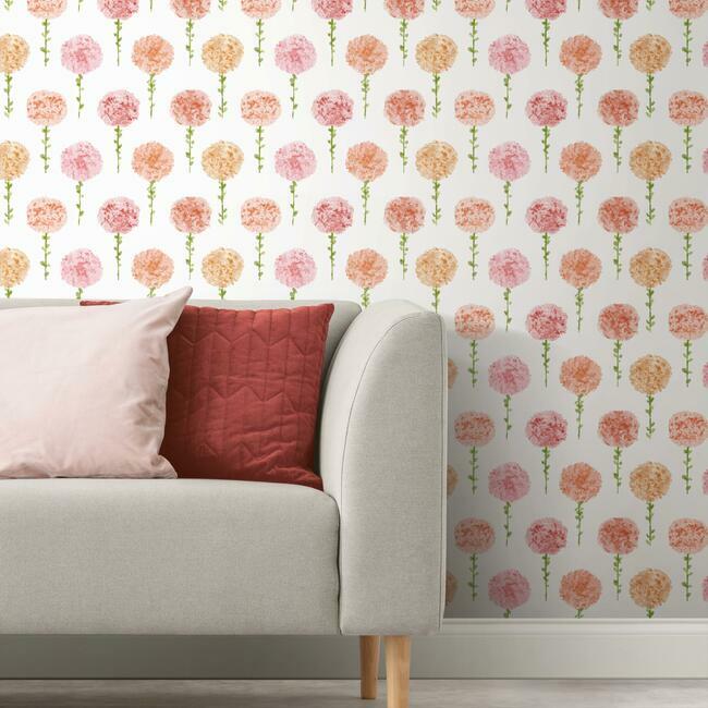 Mum Floral Peel & Stick Wallpaper Peel and Stick Wallpaper RoomMates   
