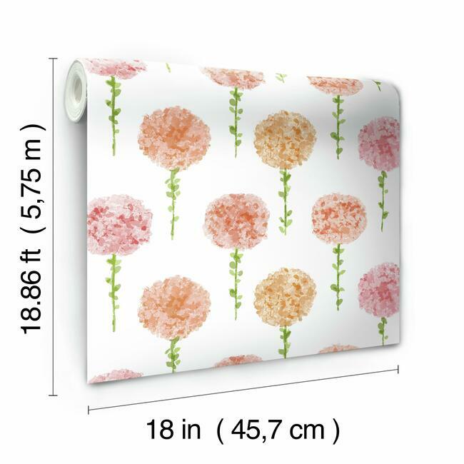 Mum Floral Peel & Stick Wallpaper Peel and Stick Wallpaper RoomMates   