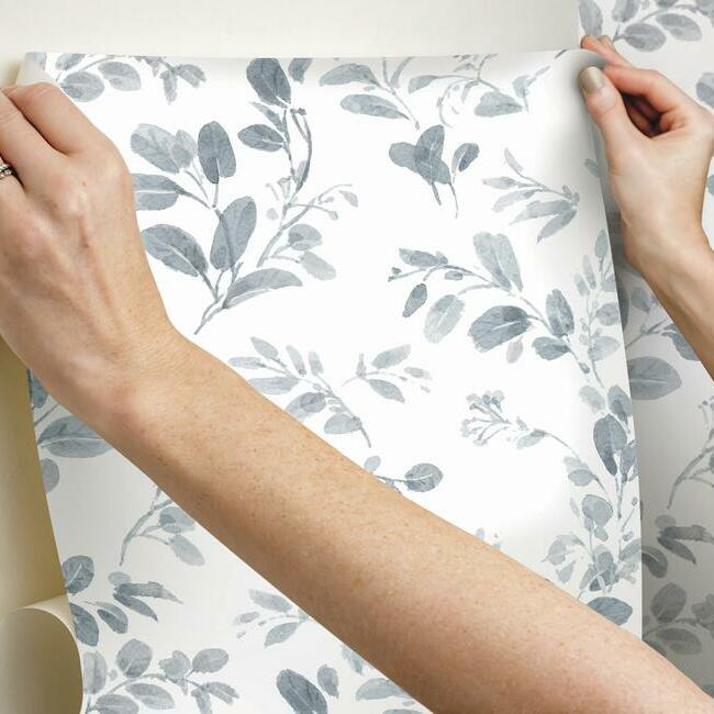 Lisa Audit Dancing Leaves Peel & Stick Wallpaper Peel and Stick Wallpaper RoomMates   