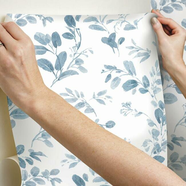 Lisa Audit Dancing Leaves Peel & Stick Wallpaper Peel and Stick Wallpaper RoomMates   