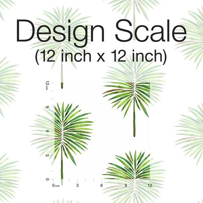 Cat Coquillette Fun Fronds Peel & Stick Wallpaper Peel and Stick Wallpaper RoomMates   