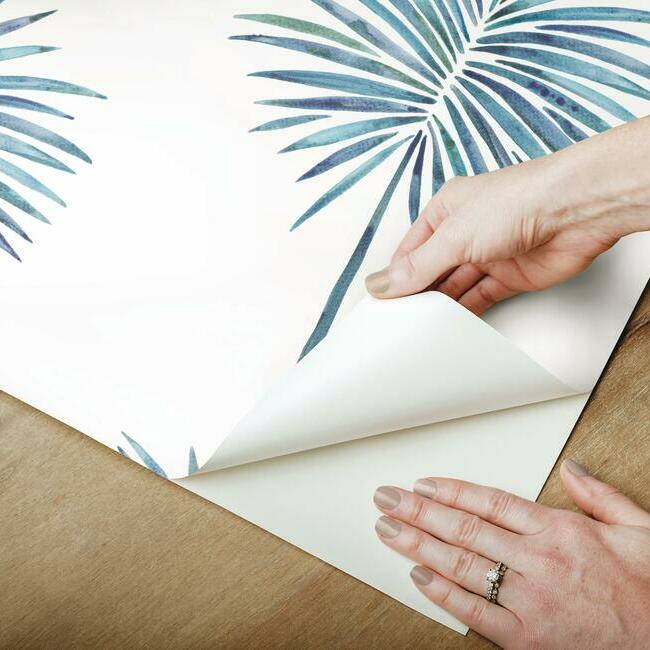 Cat Coquillette Fun Fronds Peel & Stick Wallpaper Peel and Stick Wallpaper RoomMates   