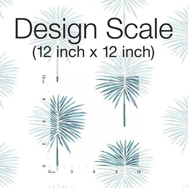 Cat Coquillette Fun Fronds Peel & Stick Wallpaper Peel and Stick Wallpaper RoomMates   