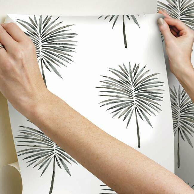 Cat Coquillette Fun Fronds Peel & Stick Wallpaper Peel and Stick Wallpaper RoomMates   