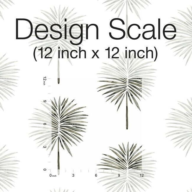 Cat Coquillette Fun Fronds Peel & Stick Wallpaper Peel and Stick Wallpaper RoomMates   