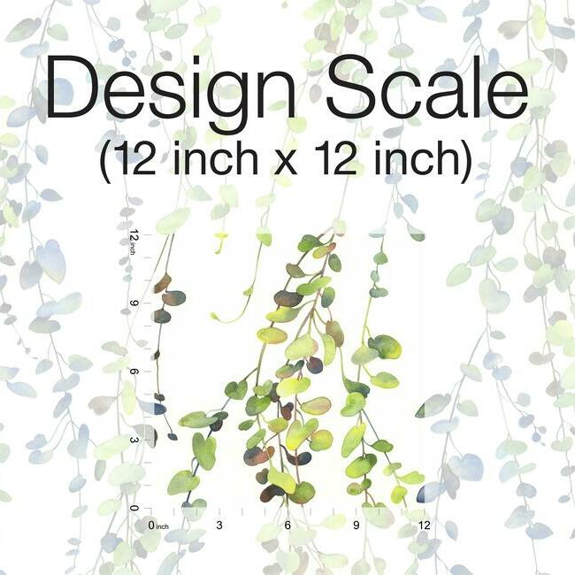 Hanging Watercolor Vines Peel and Stick Wallpaper Peel and Stick Wallpaper RoomMates   