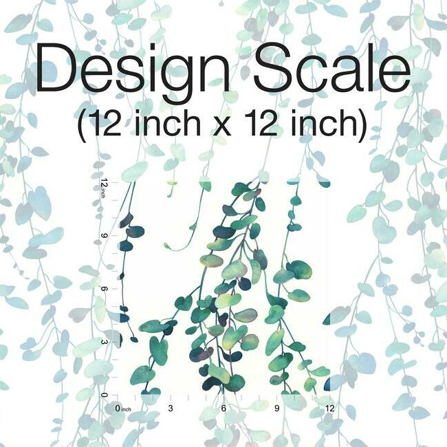 Hanging Watercolor Vines Peel and Stick Wallpaper Peel and Stick Wallpaper RoomMates   