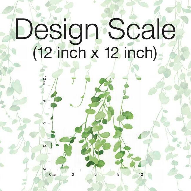 Hanging Watercolor Vines Peel and Stick Wallpaper Peel and Stick Wallpaper RoomMates   