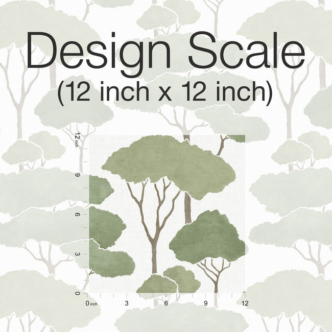 Umbrella Pines Peel & Stick Wallpaper Peel and Stick Wallpaper RoomMates   