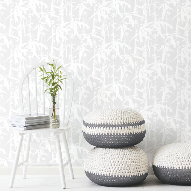 Modern Bamboo Peel & Stick Wallpaper Peel and Stick Wallpaper RoomMates   