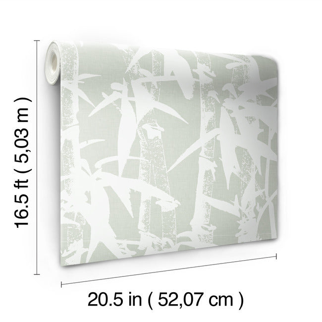 Modern Bamboo Peel & Stick Wallpaper Peel and Stick Wallpaper RoomMates   