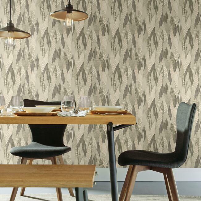Fern & Feathers Peel and Stick Wallpaper Peel and Stick Wallpaper RoomMates   
