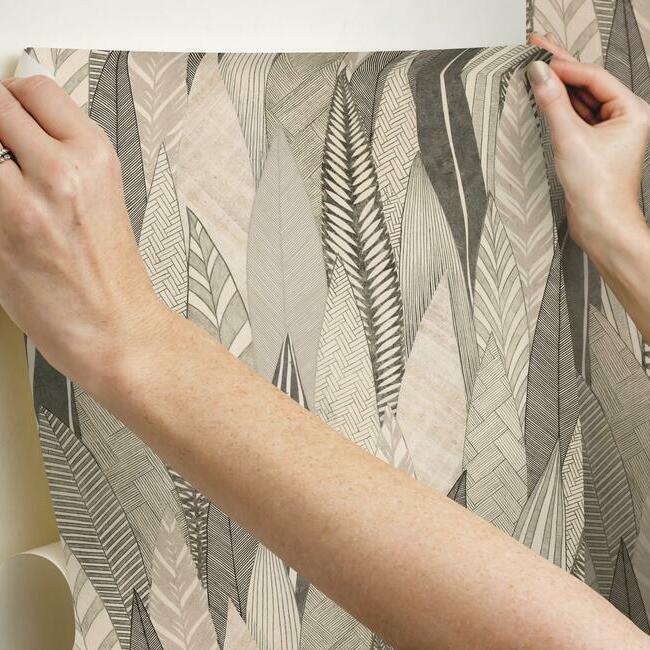Fern & Feathers Peel and Stick Wallpaper Peel and Stick Wallpaper RoomMates   