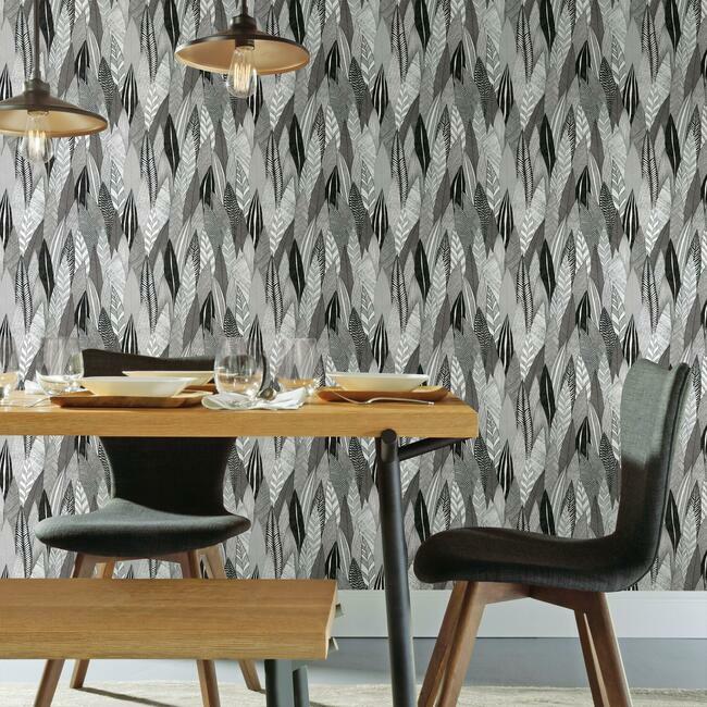 Fern & Feathers Peel and Stick Wallpaper Peel and Stick Wallpaper RoomMates   