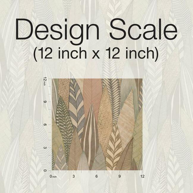 Fern & Feathers Peel and Stick Wallpaper Peel and Stick Wallpaper RoomMates   
