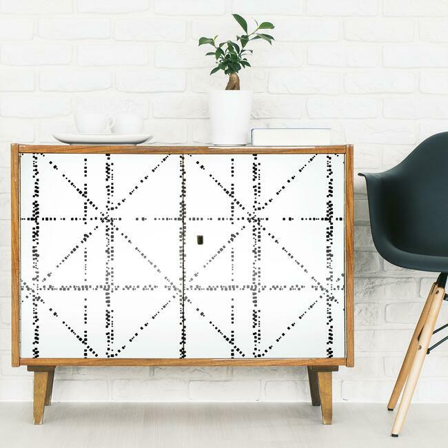 Jane Dixon Diamond Grid Specks Peel & Stick Wallpaper Peel and Stick Wallpaper RoomMates   