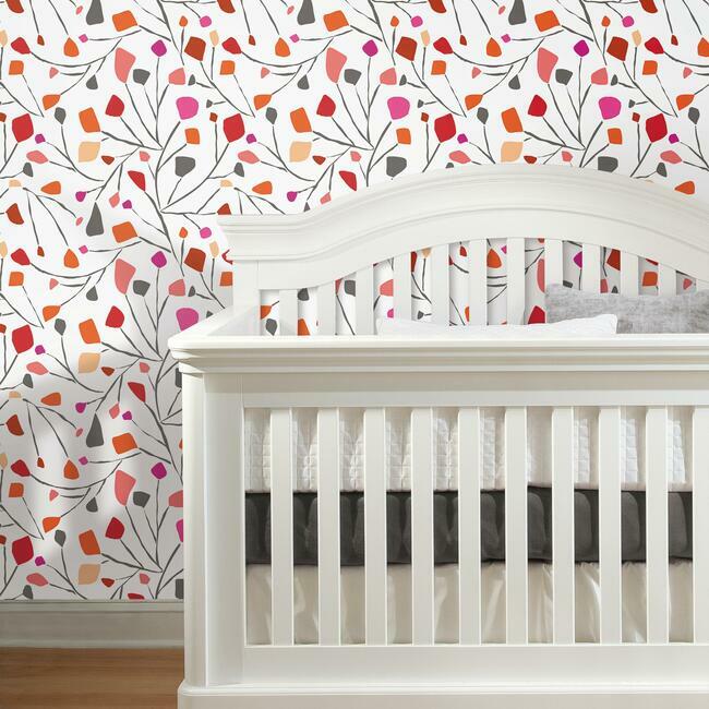 Jane Dixon Terrazzo Branch Peel and Stick Wallpaper Peel and Stick Wallpaper RoomMates   