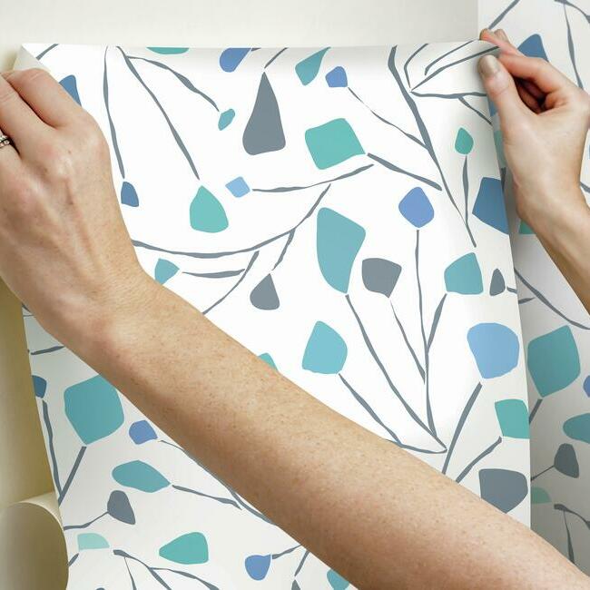 Jane Dixon Terrazzo Branch Peel and Stick Wallpaper Peel and Stick Wallpaper RoomMates   